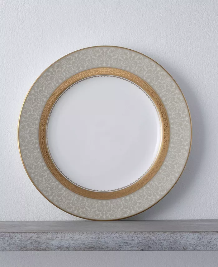 Noritake Odessa Gold Set of 4 Accent Plates Service For 4