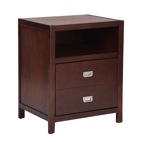 Homy Casa American Traditional Solid Wood Storage Nightstand - - 32918584