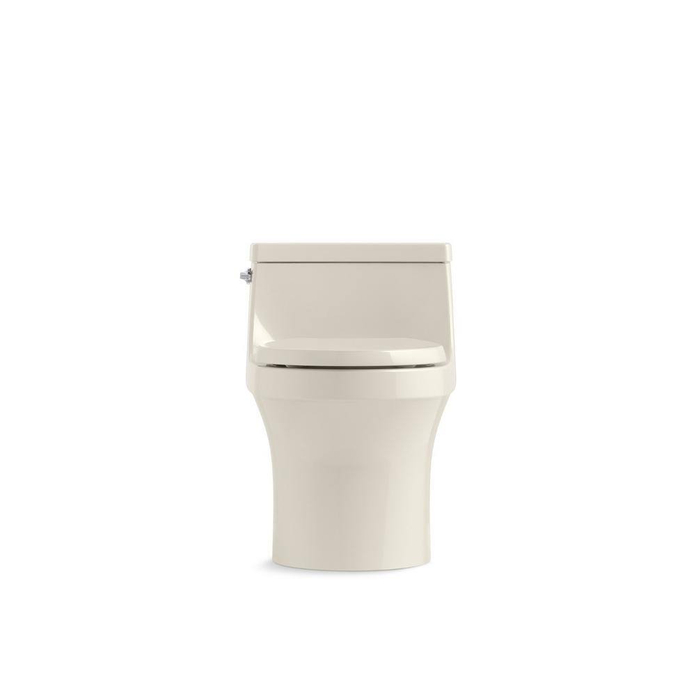 KOHLER San Souci 1-piece 1.28 GPF Single Flush Round Toilet in Biscuit K-4007-96