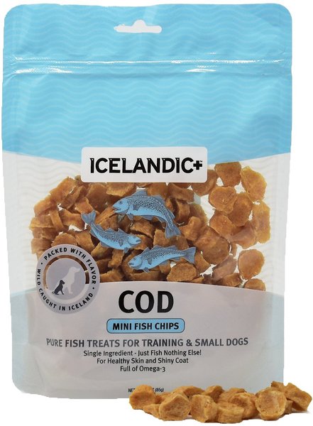 Icelandic+ Mini Cod Fish Chips Dog Treat