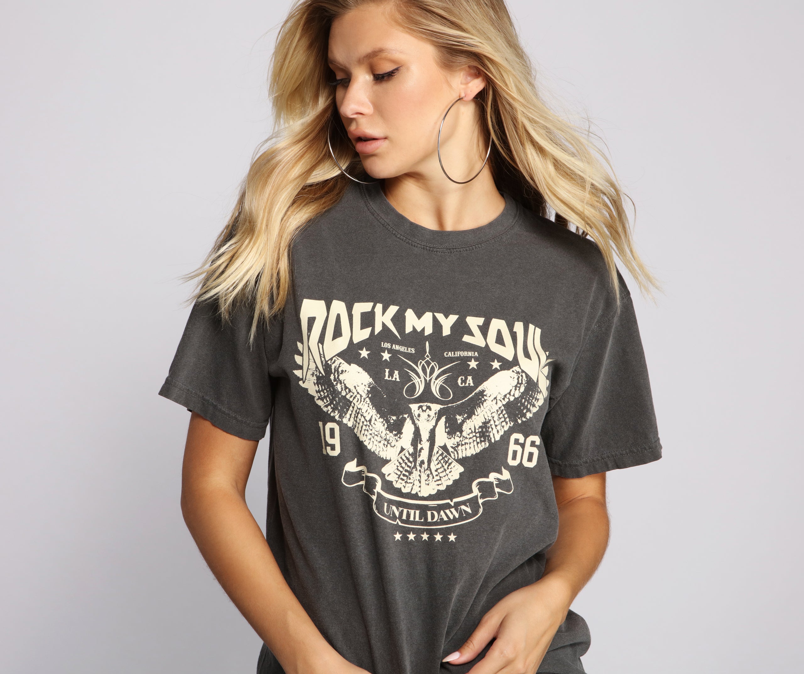 Rock My Soul Oversized Graphic Tee