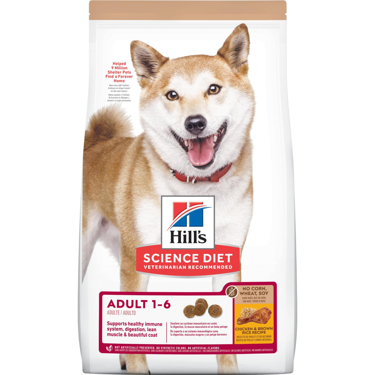 Hill's Science Diet Adult 1-6 Chicken and Brown Rice Dry Dog Food