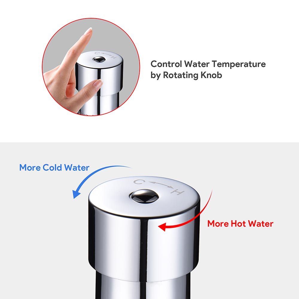 Aquaterior Three-way Thermostatic Mixing Valve NPS G1/2