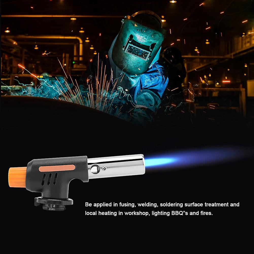 Camping Gas Torch Welding Fire Maker Lighter Butane Burner Flame Gun For Bbq