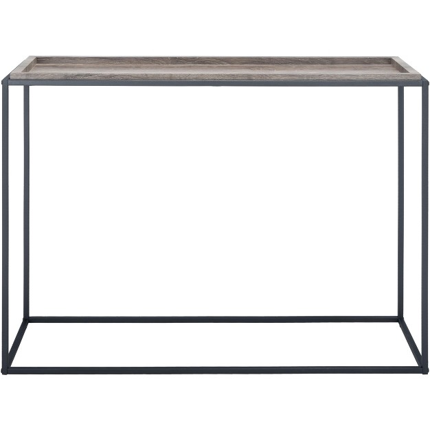 Andey Console Table Brown black Safavieh