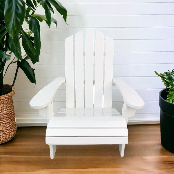 KISRAIS Wooden Children Adirondack Chair for Outdoor/Indoor Use