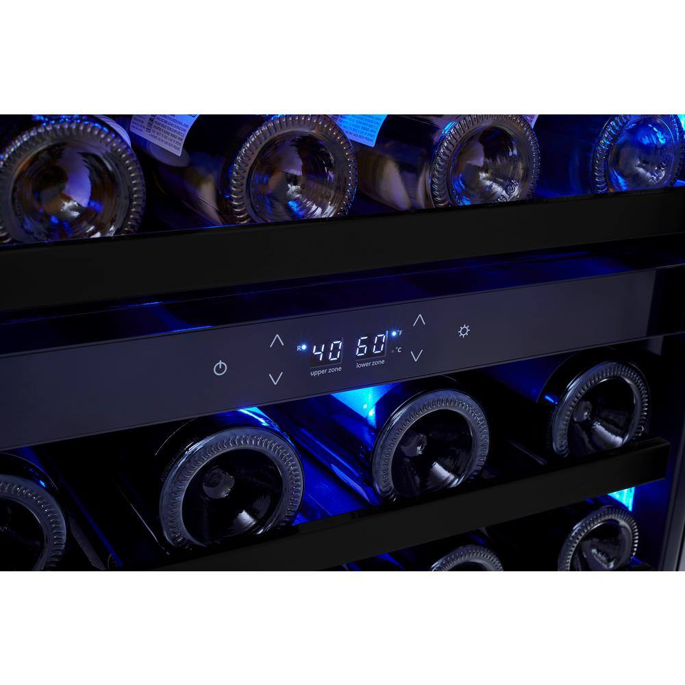 Zephyr Presrv 24 in. 45-Bottle Dual Zone Panel-Ready Wine Cooler PRW24C02BPG