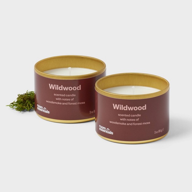 2pk 3oz Tin Gift Set Wildwood