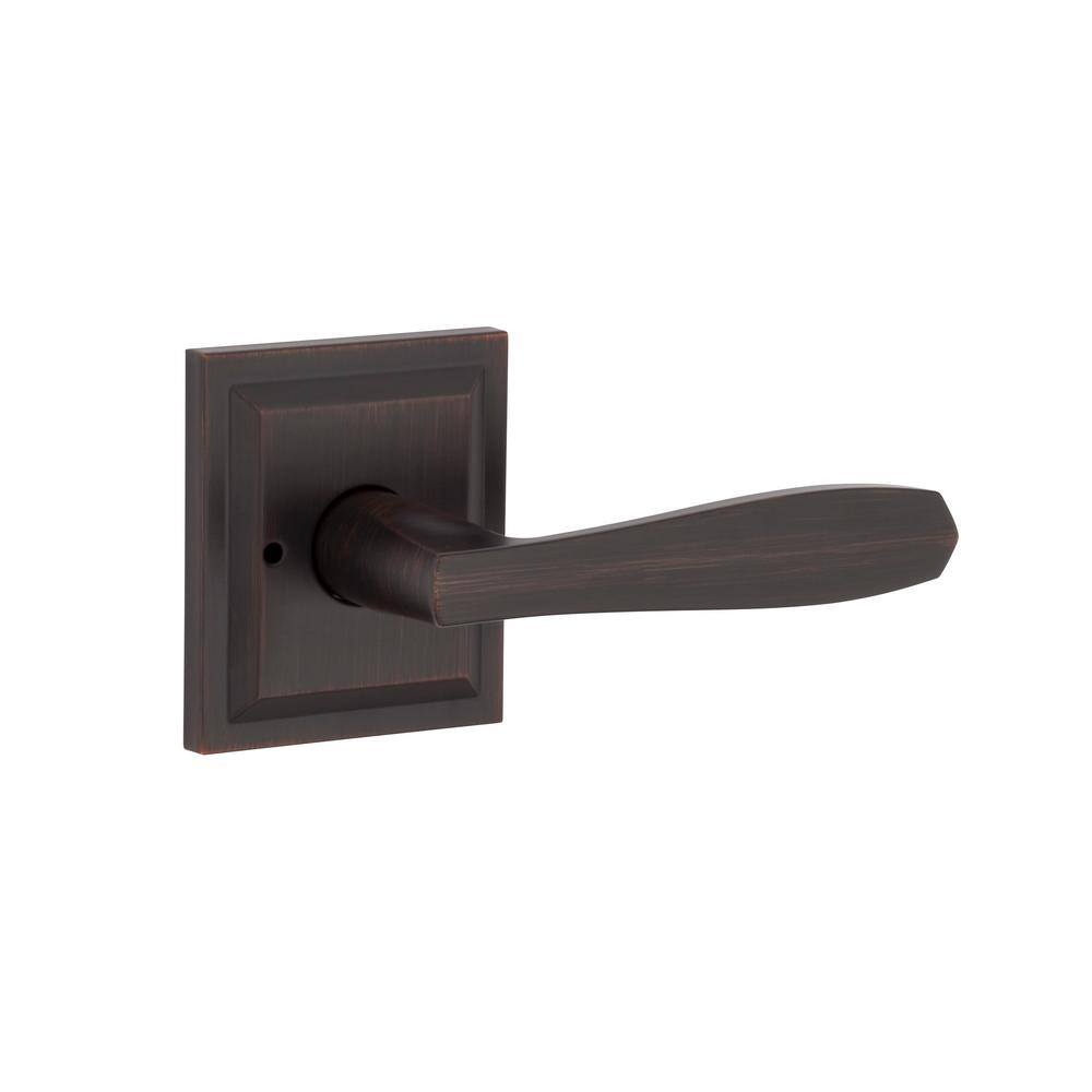 Baldwin Torrey Venetian Bronze Low Profile Rose BedBath Privacy Door Handle 353TOLSLB11PCP6