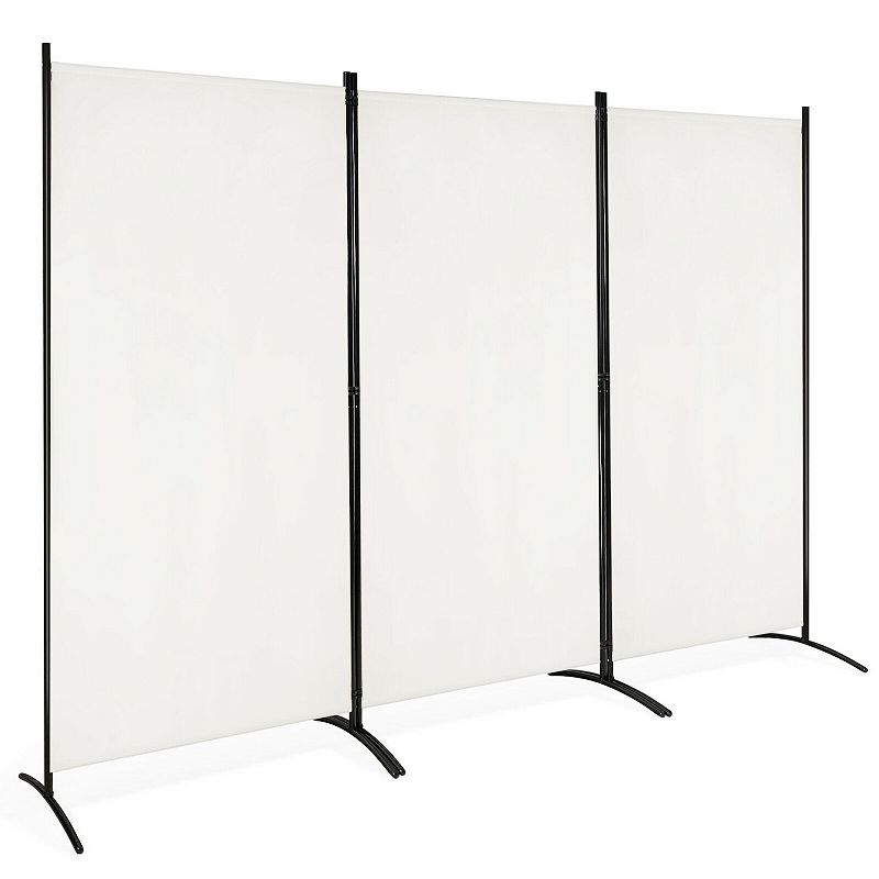 3-Panel Room Divider Folding Privacy Partition Screen for Office Room