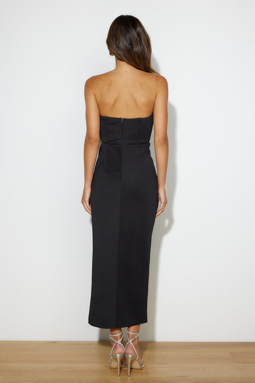 Fancy Ball Maxi Dress Black