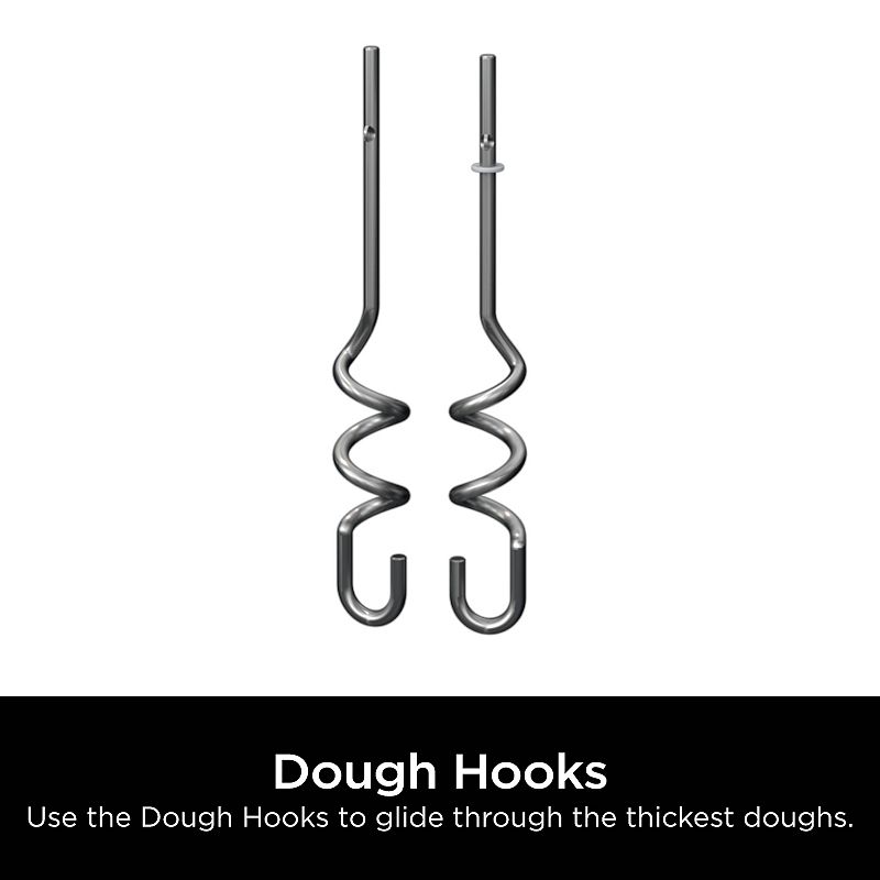 Ninja Foodi Dough Hooks for Ninja Foodi Power Mixer System (CI100 Series)