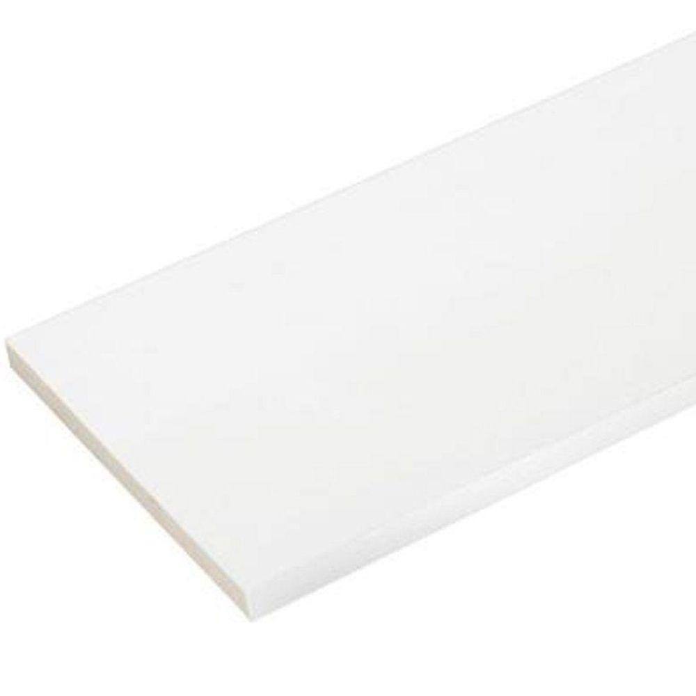 Veranda 12 in. x 12 in. x 8 ft. Reversible White Cellular PVC Fascia (3-Piece per Box) 827002000