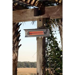 Fire Sense 1500-Watt Stainless Steel Wall Mounted Infrared Electric Patio Heater 02110