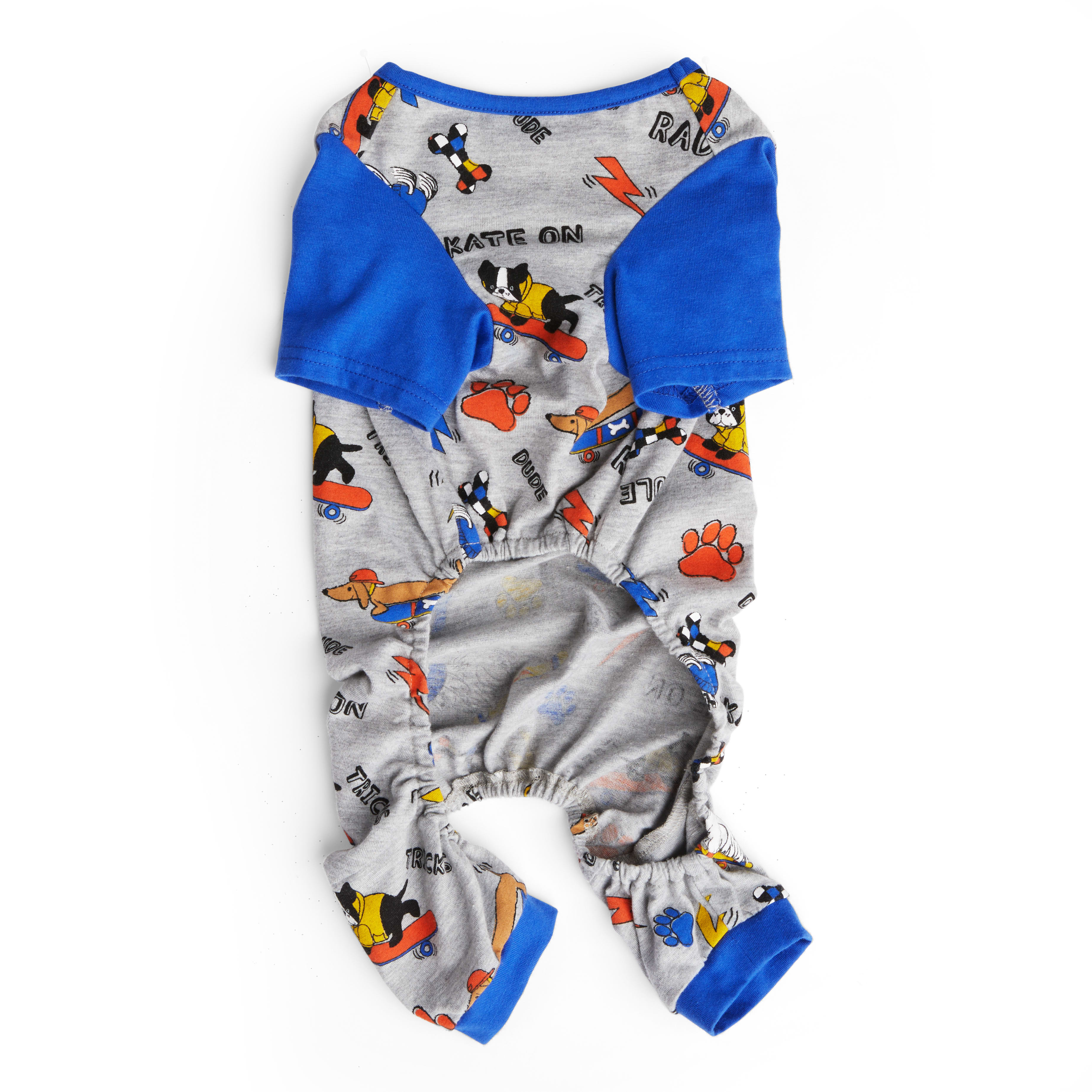 YOULY Blue Pet Pajamas， XX-Small