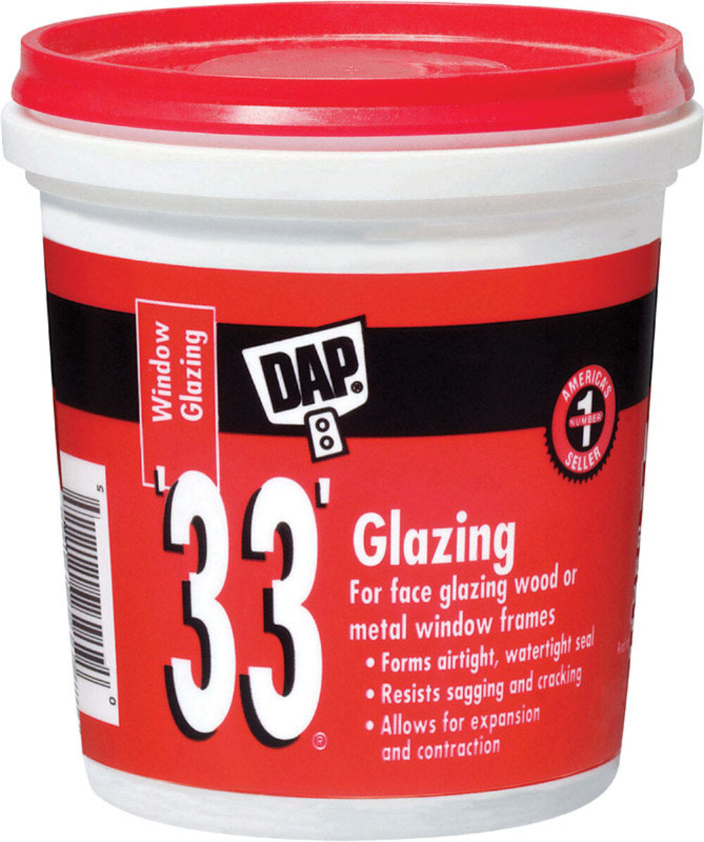 GLAZING CMPD 33 WHT PINT