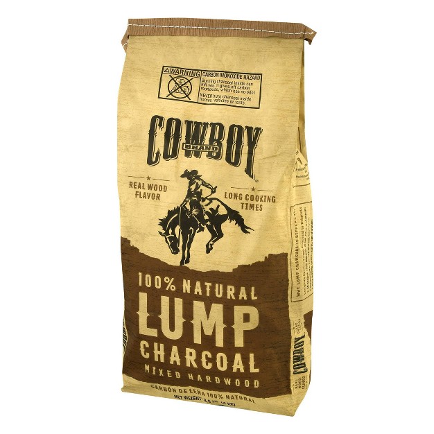 Cowboy 8 8lb Hardwood Lump Charcoal