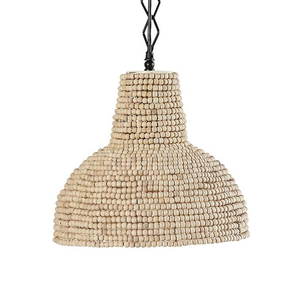 47th   Main DMR047 Beaded Hanging Lamp Natural