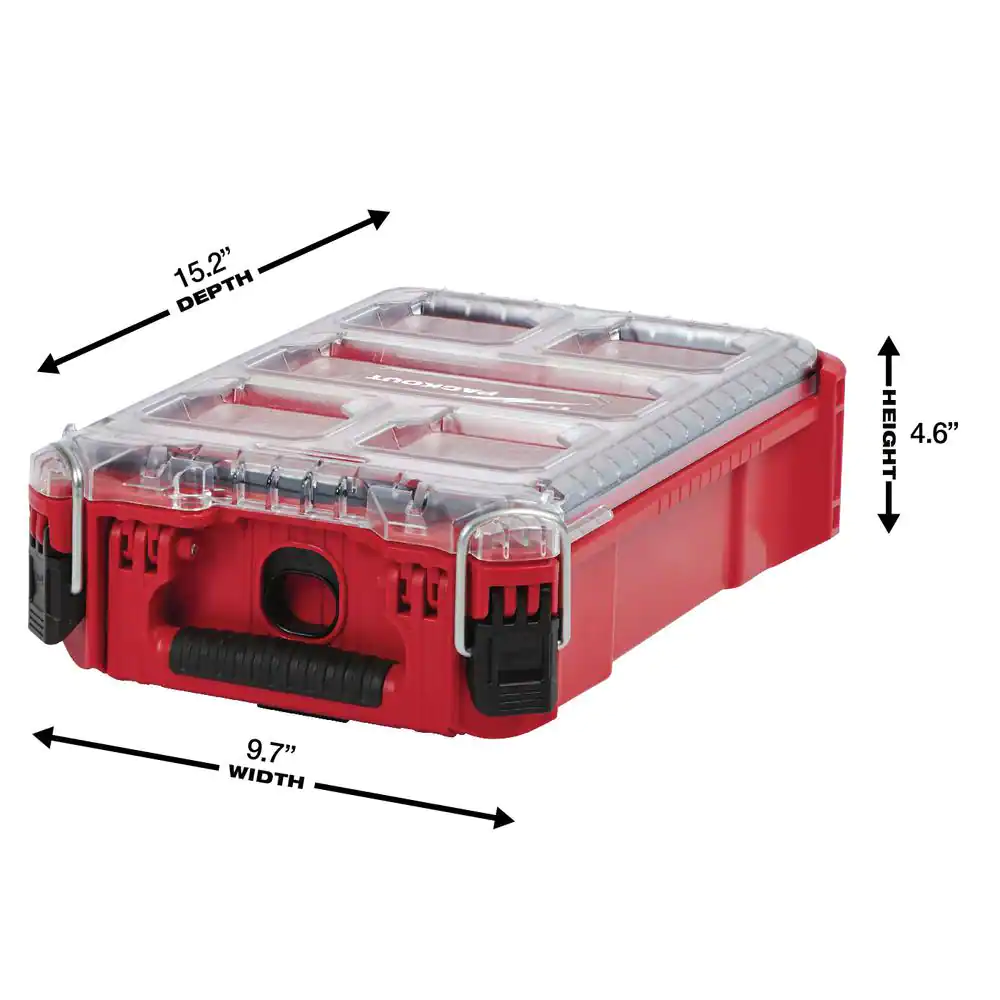 Milwaukee PACKOUT 5-Compartments Small Parts Organizer (3-Pack)