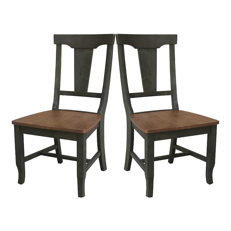 2-pc. Panel-Back Dining Chair Set