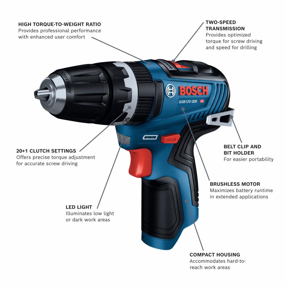 12V Max Brushless 3/8 In. Hammer Drill/Driver (Bare Tool) ;