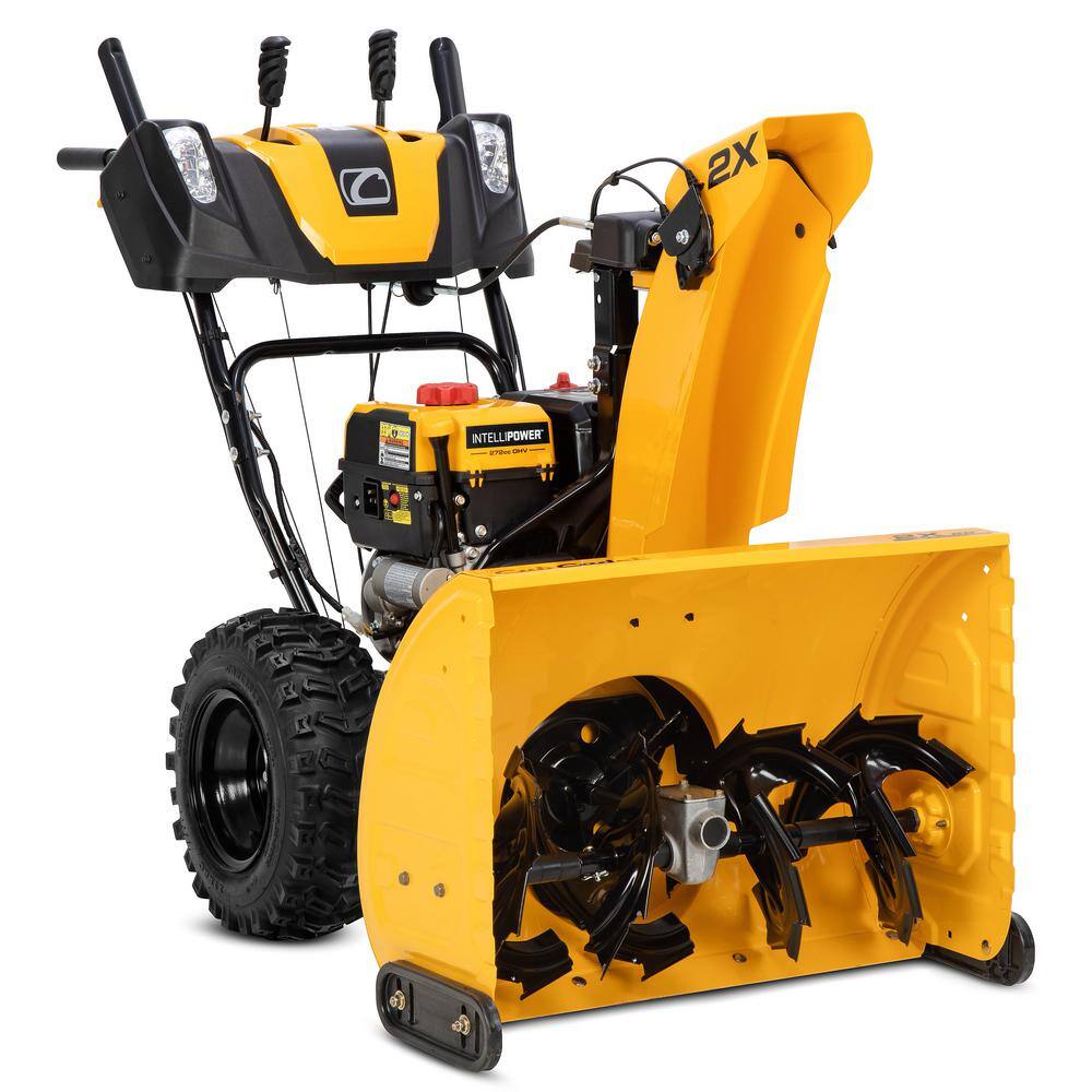 Cub Cadet 2X 28 in. 272cc IntelliPower Two-Stage Electric Start Gas Snow Blower with Power Steering and Steel Chute 2X 28 IP