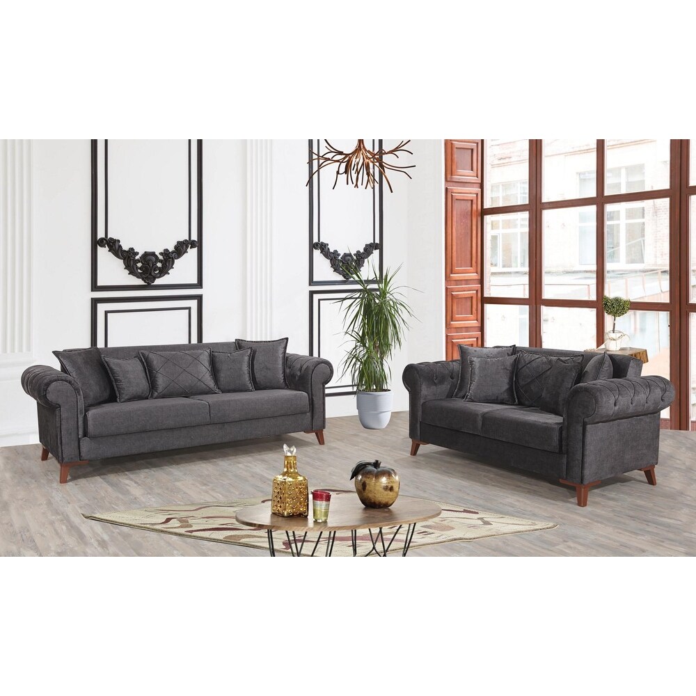 Welinton 2 piece Sofa and Loveseat Living room set