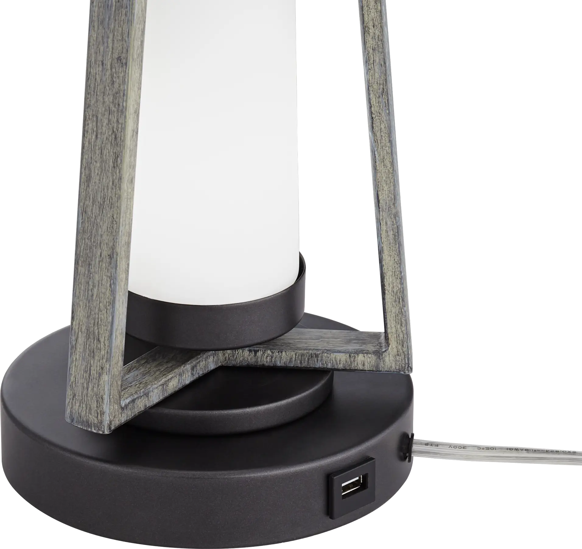 City Ports Gunmetal Table Lamp