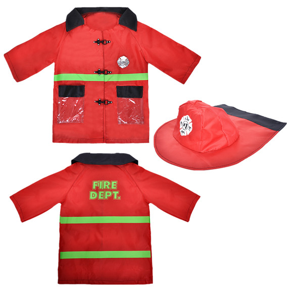 TOPTIE Fire Fighter Costume with Tools for Kids  C...