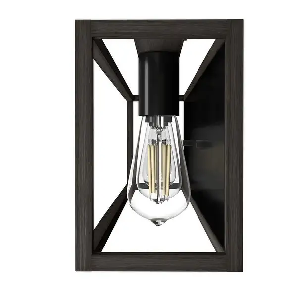 Hunter Squire Manor 4-Light Vanity Wall Light Damp Rated, Modern Farmhouse