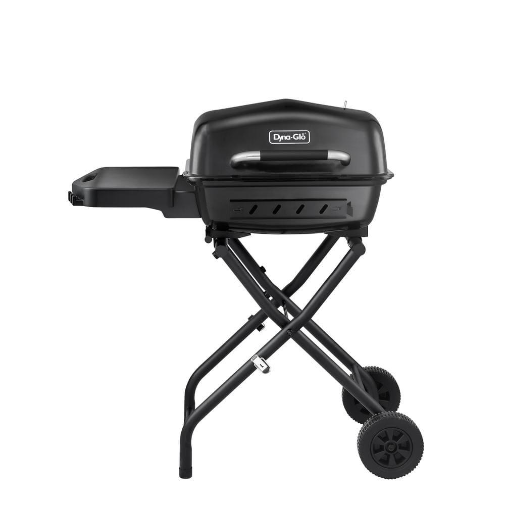 DynaGlo Portable Charcoal Grill in Black