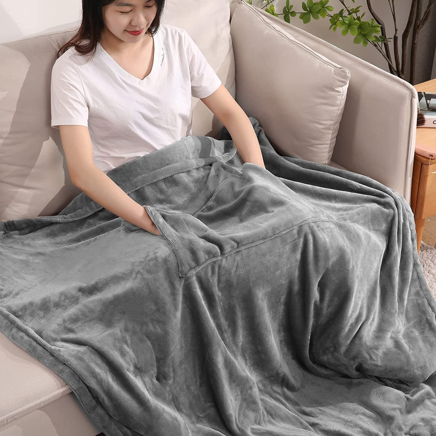 Heated Blanket Electric Throw - 50