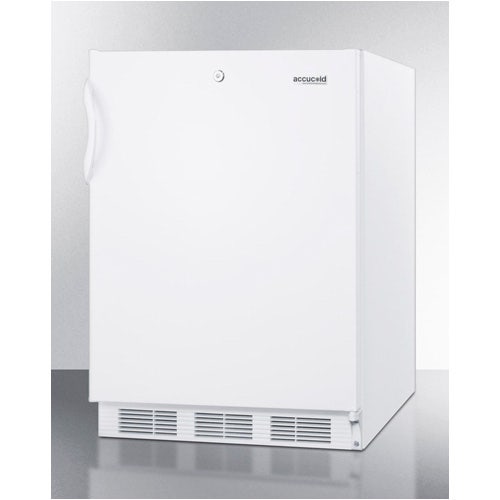 Summit Appliance VT65MLBIADA Built-In Under-Counter， Manual Defrost， -25 C Upright Freezer For ADA Height Counters