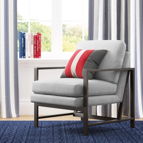 Tommy Hilfiger Russell Metal Frame Accent Chair