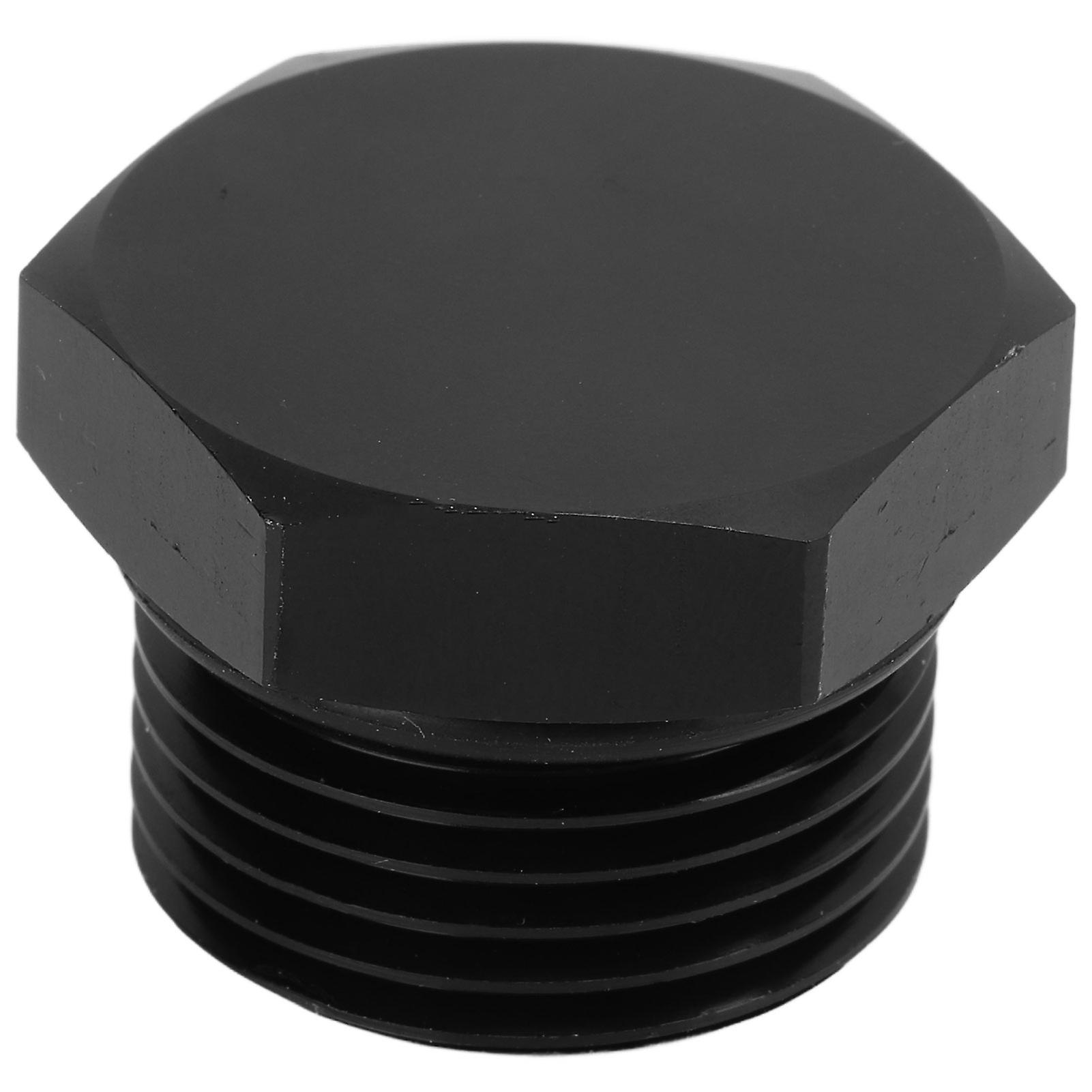 Block Off Plug Fitting Adapter Male Hex Steel Universal 4000psi Black For Vehiclean12