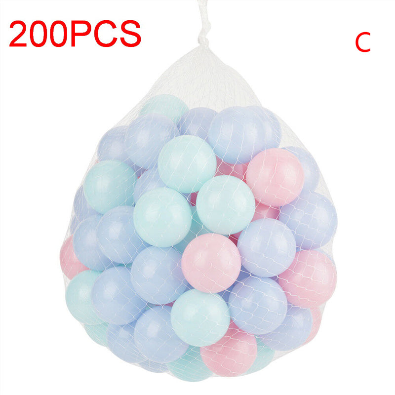 MageCrux Funny 200 Colorful Ball Soft Plastic Ocean Ball Baby Kids Swim Pit Pool Toys