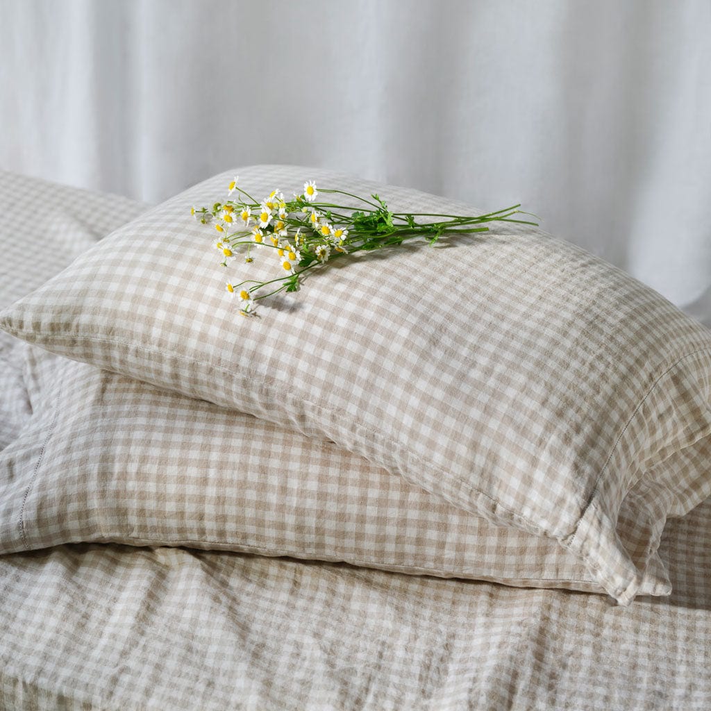 Stonewashed Linen Pillowcases