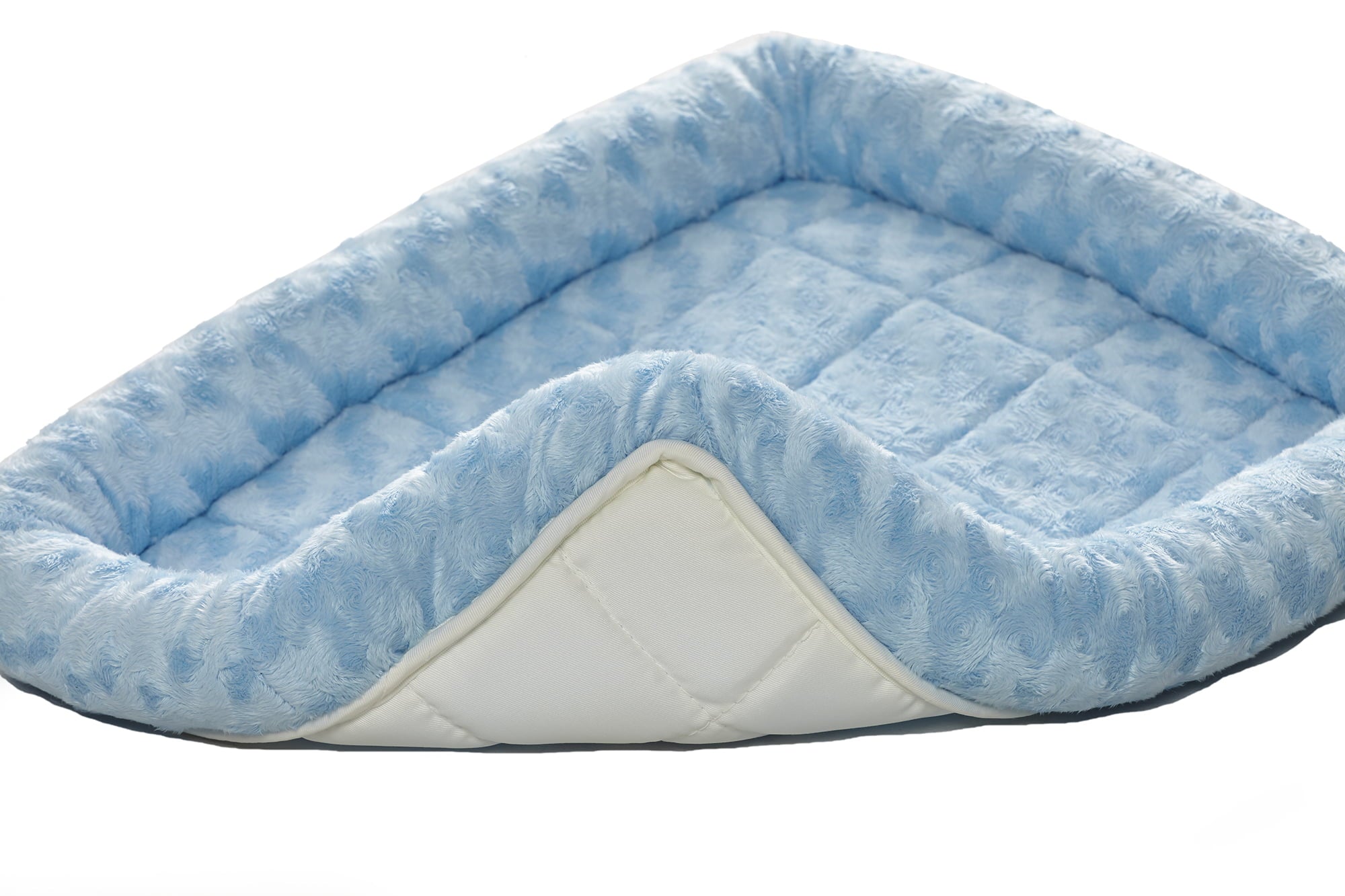 MidWest QuietTime Pet Bed & Dog Crate Mat, Powder Blue, 18"