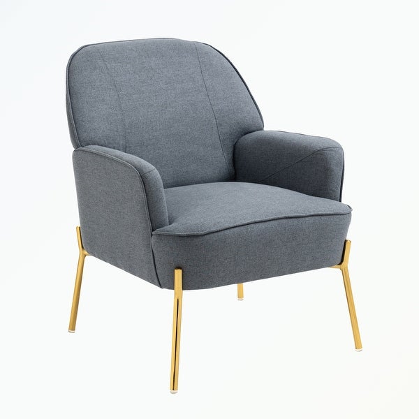 Upholstered Modern Arm Accent Chair