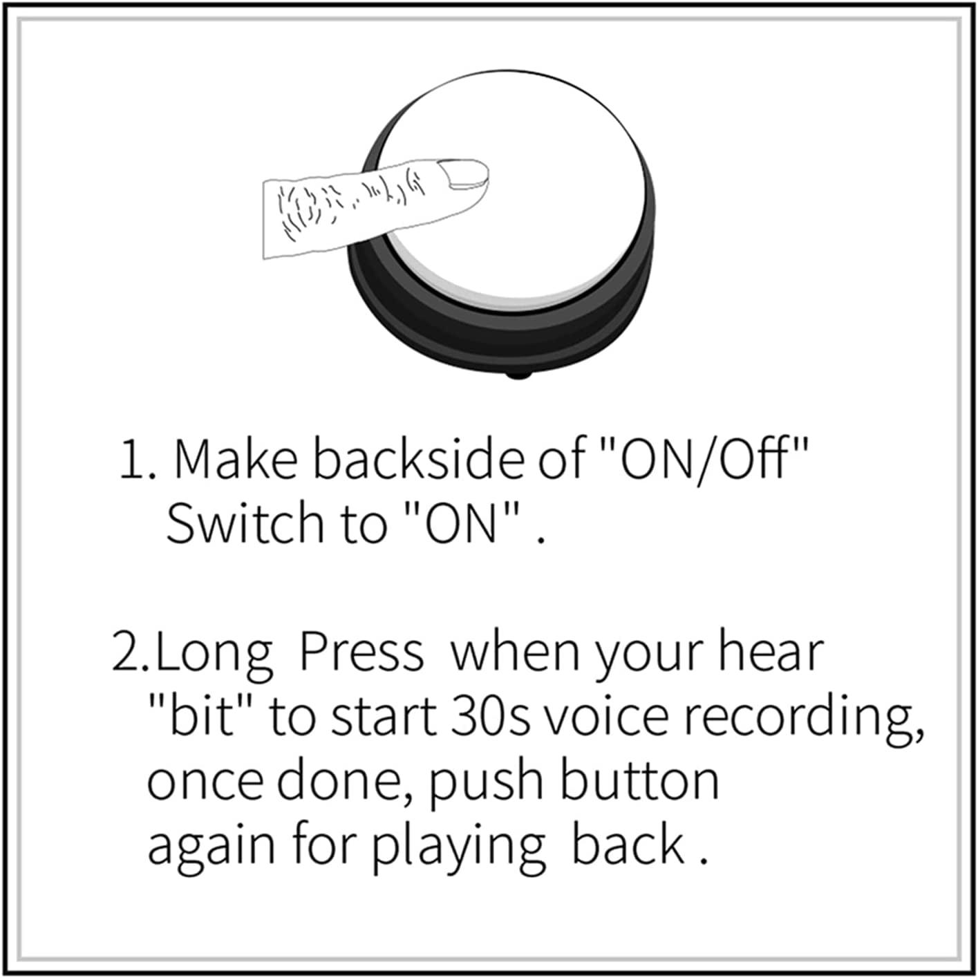 MoveCatcher Voice Recording Button， Dog Buttons for Communication Pet Training Buzzer， Speaking Button for Dog Training 30s Record and Playback - Games and Stuff for Dogs - Set of 4