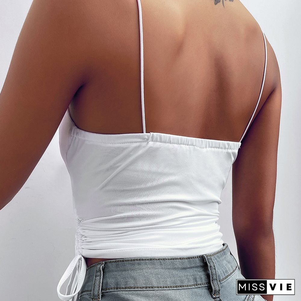 Satin Women Thin Wild Solid Camis Vest Women Tank Tops Female Summer New Sexy Strap Basic Tops Slim Sleeveless Camisole