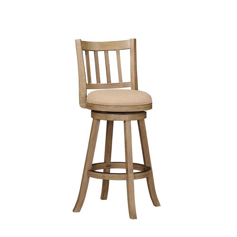 Boraam Sheldon Swivel Bar Stool 29 - Driftwood