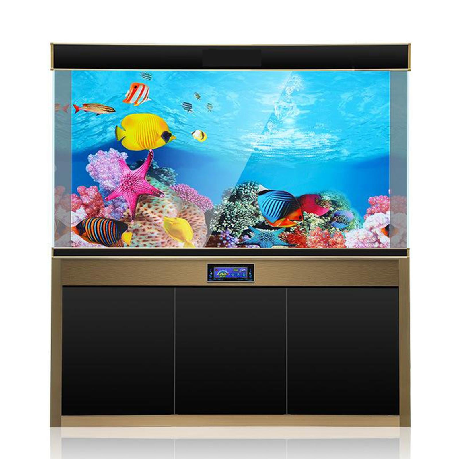 Aquarium Background Poster Fish Tank Decoration Landscape - Multicolor， 30x52cm