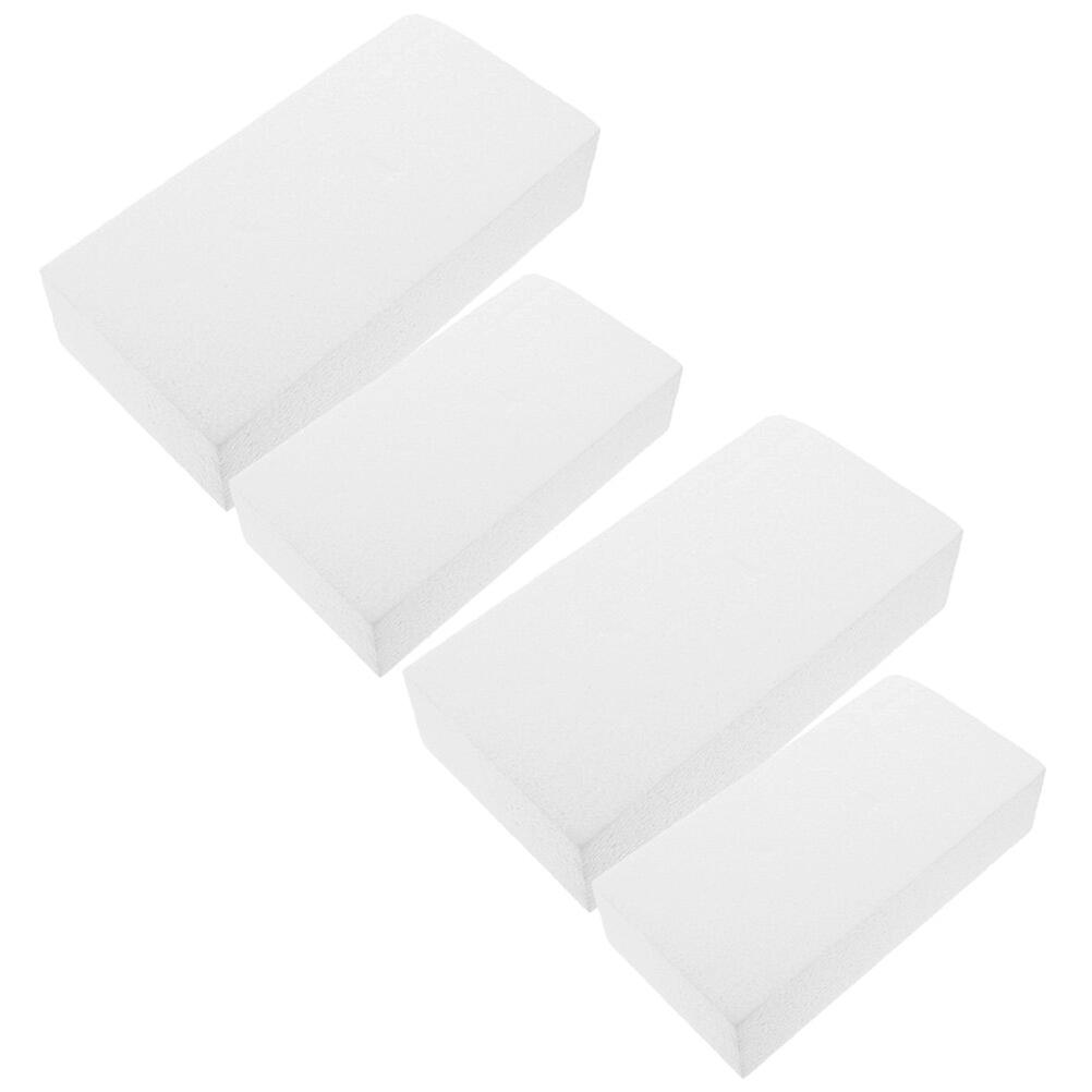 4pcs Blank Foam Block Diy Crafts Foam Block Handmade Foam Block Model Diy Supply