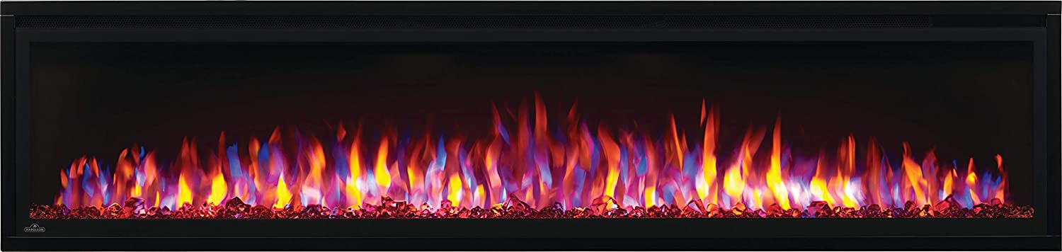 Napoleon NEFL72CFH 72Inch EnticeWall Hanging Electric Fireplace In B