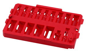 Milwaukee 49 66 6830 17 Piece SAE Storage Tray 3/8...