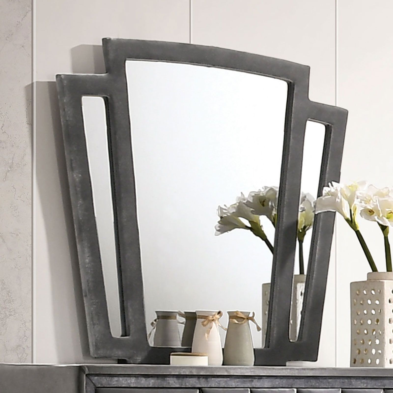 Carissa Mirror  Gray