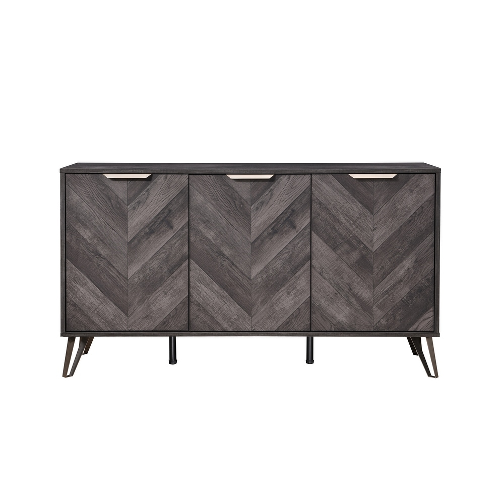 Armitage Modern 3 Door Sideboard Buffet Cabinet