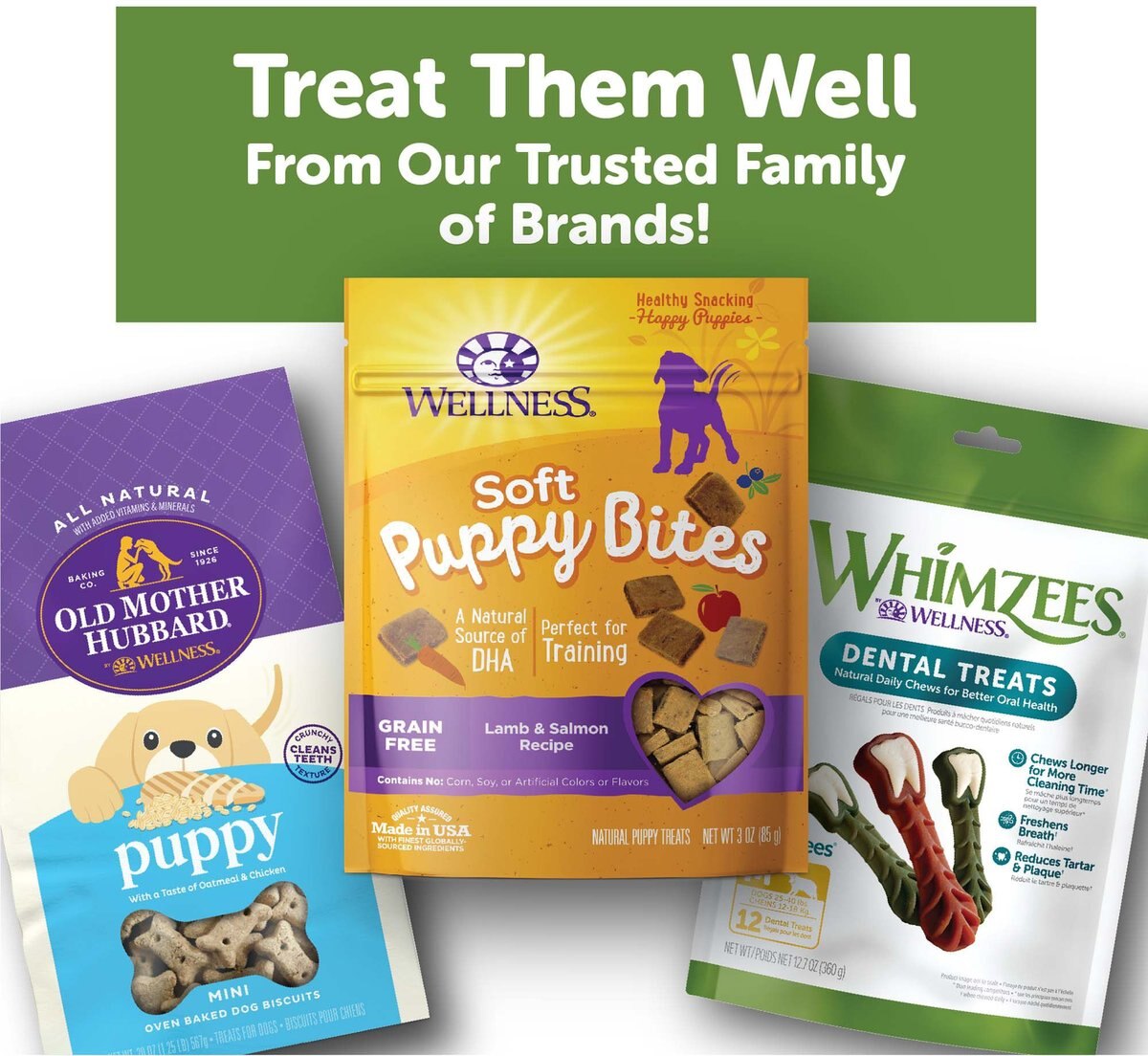 WHIMZEES Dental X-Small and Small Breed Puppy Dog Treats， 30 count