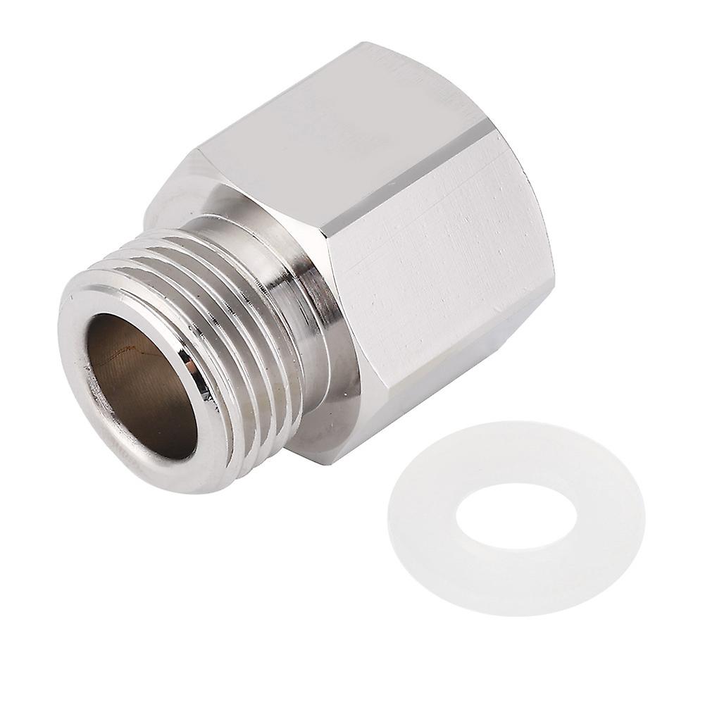 Tr214 To W21.8 Silver Aluminum Refill Pressure Relief Valve Adapter Converter Accesssory For Aquarium Cylinder